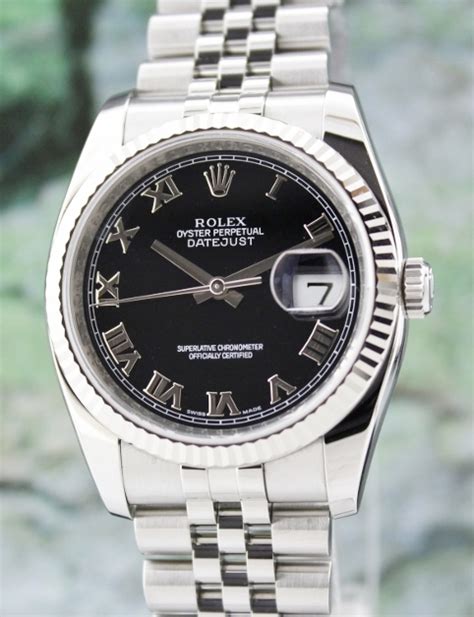 rolex oyster perpetual datejust 116234 kdj used 2004 18k gold|rolex 116234 datejust.